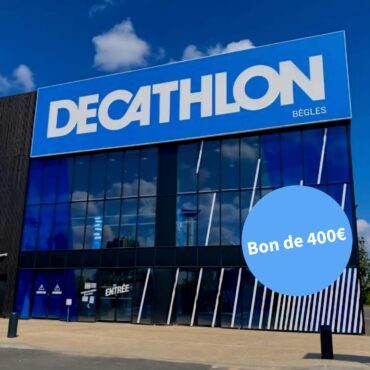 21- Bon de 400€ chez Décathlon